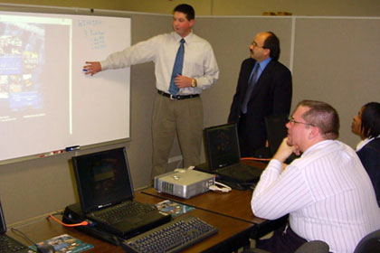 Left to Right: Matt Portsmore, Rafael Ramos, Dan Harter and Cassandra Booter