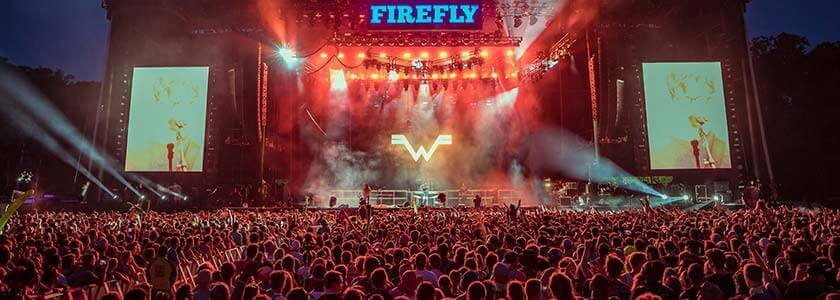 Red Frog Events Firefly concert
