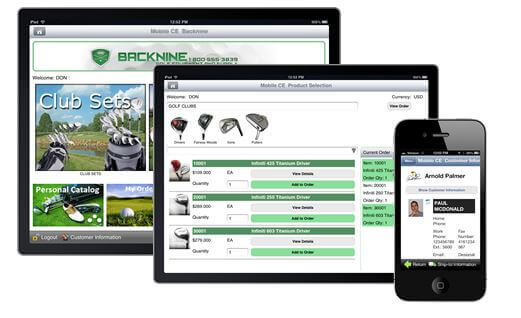 Mobile apps built with full ERP system integration provides remote sales reps access