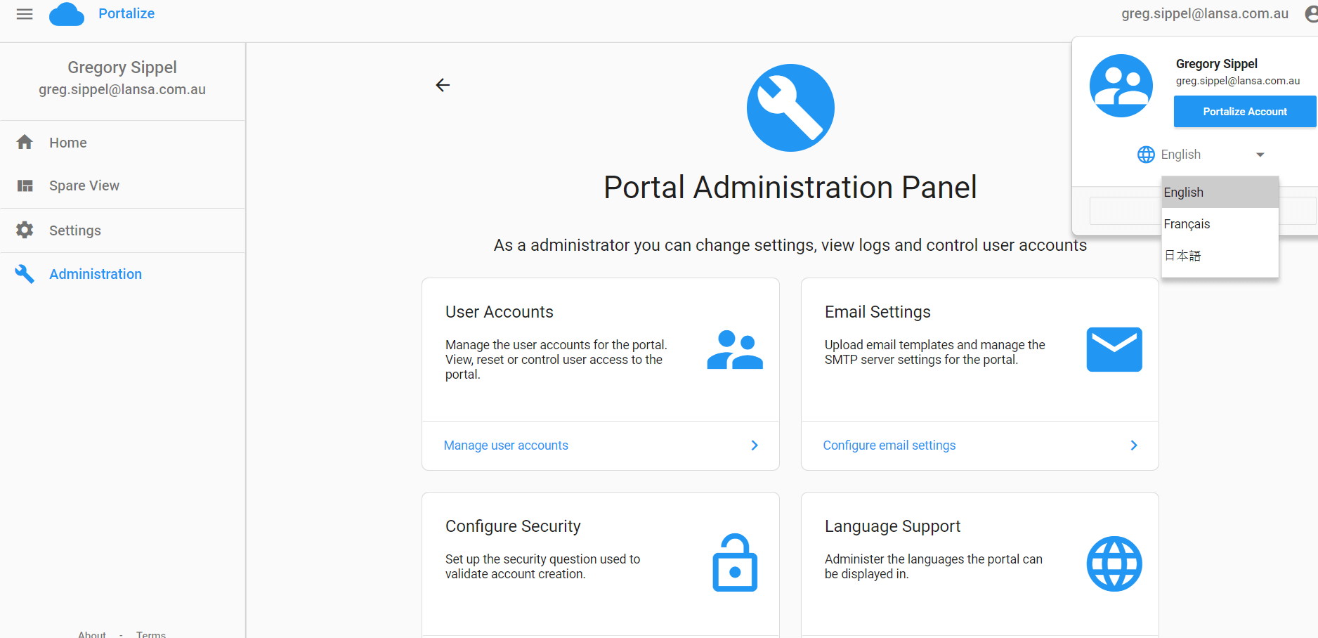 Portalize: The Low-Code Portal Builder with Multilingual Functionality